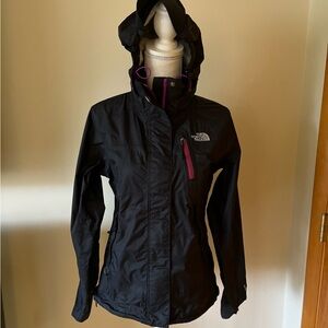 The North Face Black Hyvent 25L Rain Jacket